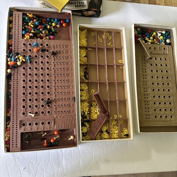 ORIGINAL MASTER MIND Vintage Board Game PARKER Lot Of 3 Super &Word Collection - Picture 4 of 8